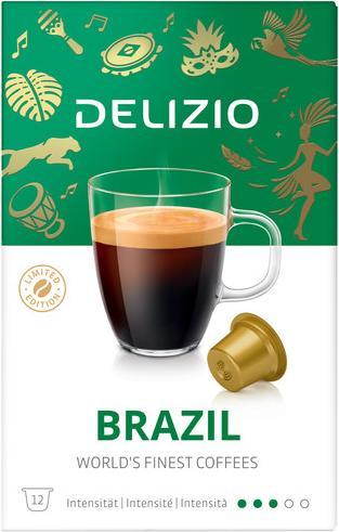Image du produit Delizio World's Finest Coffee Brazil (12 x Port.)
