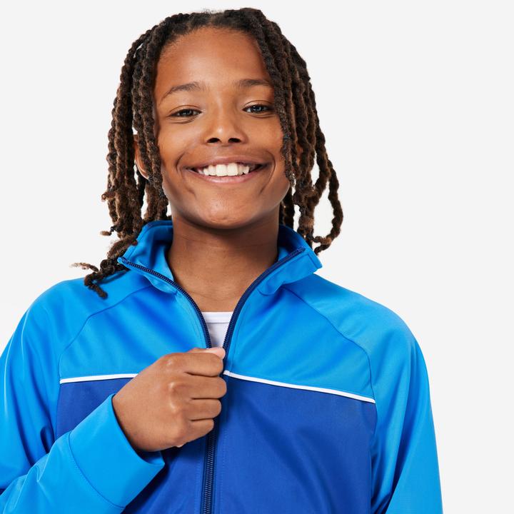 Produktbild Decathlon Trainingsanzug Kinder - blau/weiss (8, 9, 10)
