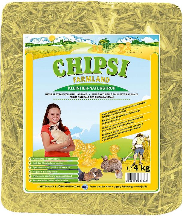 Image du produit Chipsi Terres agricoles Paille naturelle (4 kg, Copeaux)