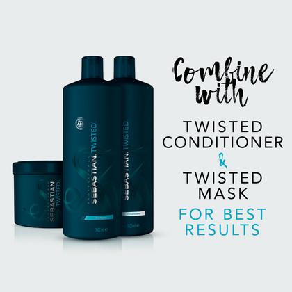 Image du produit Sebastian Twisted Elastic Cleanser Shampoo (1000 ml, Shampoing liquide)