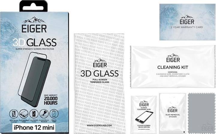 Immagine prodotto Eiger Mountain Glass Clear Edge (1 Pezzo/i, Apple iPhone 12 mini)