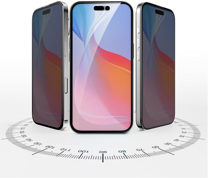 Actual product image 4smarts Second Glass Privacy (1 Piece, Apple iPhone 16)