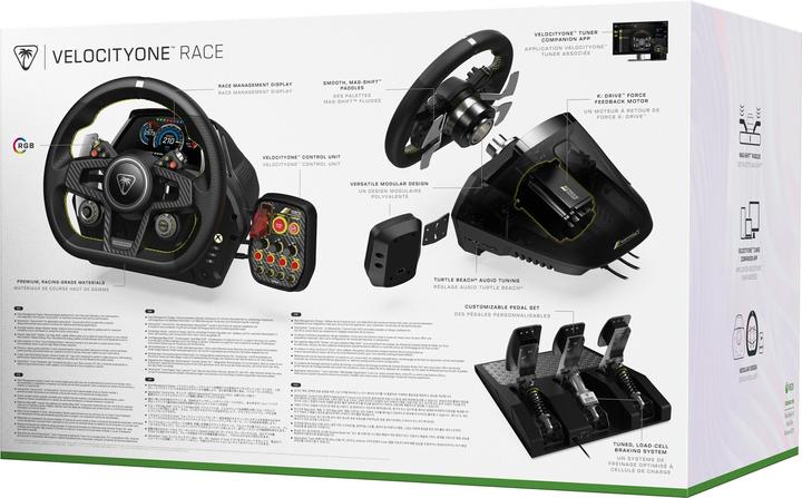 Actual product image Turtle Beach Velocity One Race Wheel & Pedal System (PC, Xbox One X, Xbox One S)