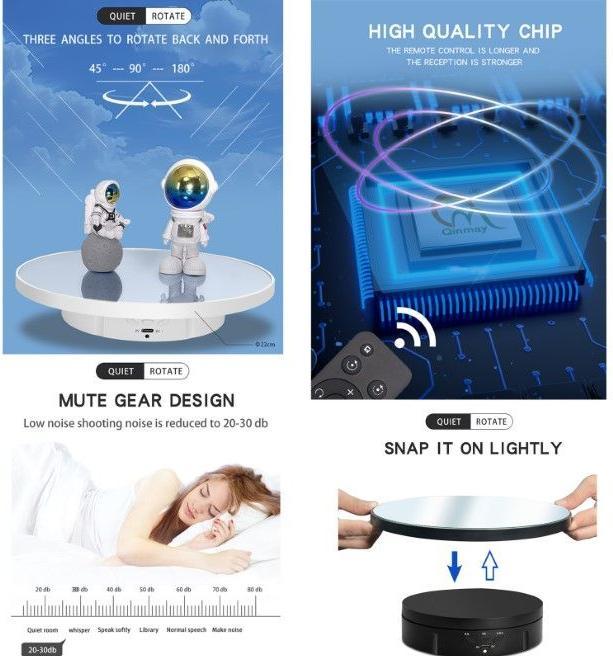 Produktbild MU Classic 360° Elektrischer Spiegel Drehteller (Weiteres Zubehör)