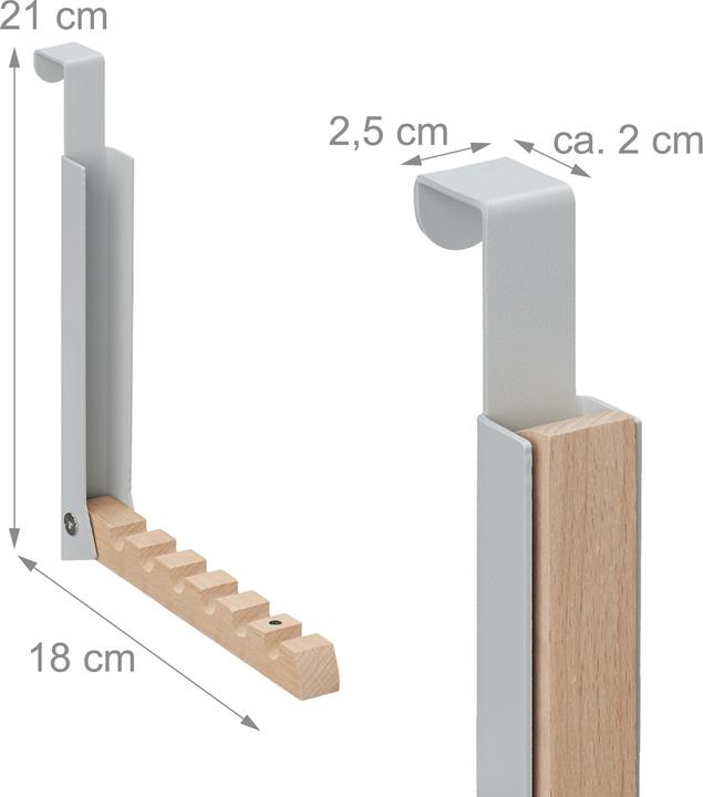 Actual product image Relaxdays 2x door hanger