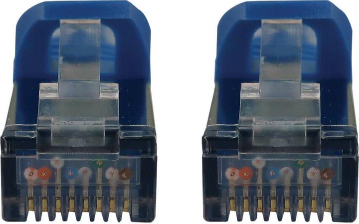Image du produit Eaton Cat6a 10G Snagless Shielded Slim STP Cable Ethernet RJ45m/M PoE Blue 10 ft. 3.1m (U/FTP, CAT6a, 3.05 m)