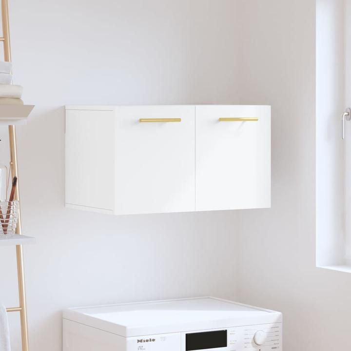 Actual product image VidaXL Wandschrank Weiss 60x36,5x35 cm Holzwerkstoff, Farbe (60 x 36.5 x 35 cm)