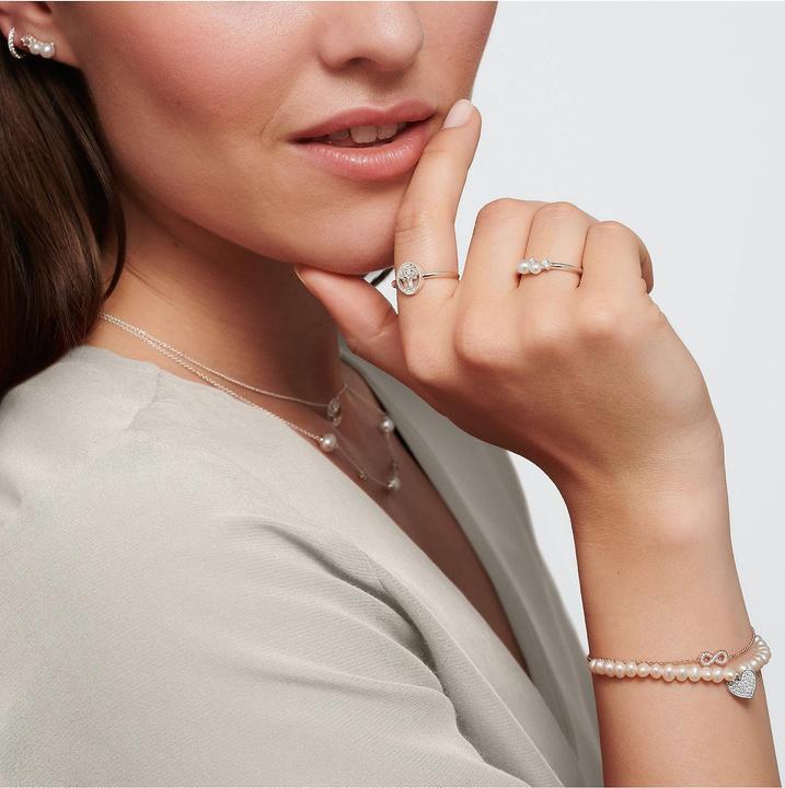 Image du produit Thomas Sabo Bague en perles Modern Chic (52, Argent 925)