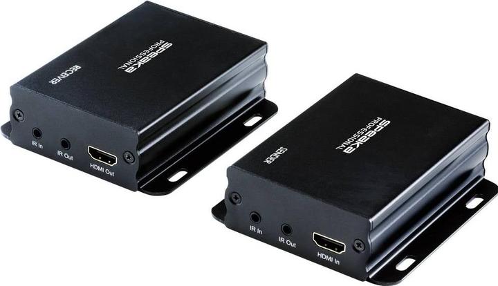 Produktbild SpeaKa Professional SP-8567416 Audio-/Video-Leistungsverstärker AV-Sender & -Empfänger Schwarz (Extender)