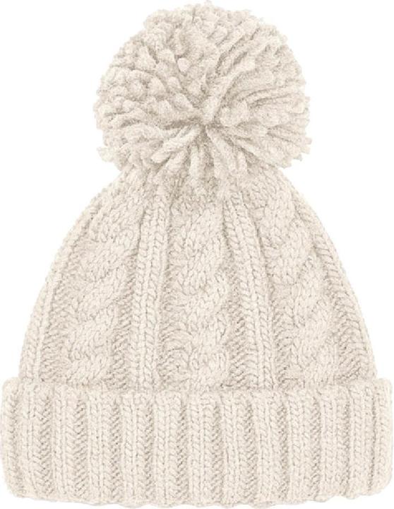 Immagine prodotto Beechfield Cappello con pompon Unsiex con motivo a cavi per adulti (Taglia unica)