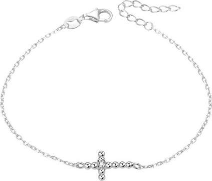 Beneto Silver bracelet with cross AGB580 / 21 (L)