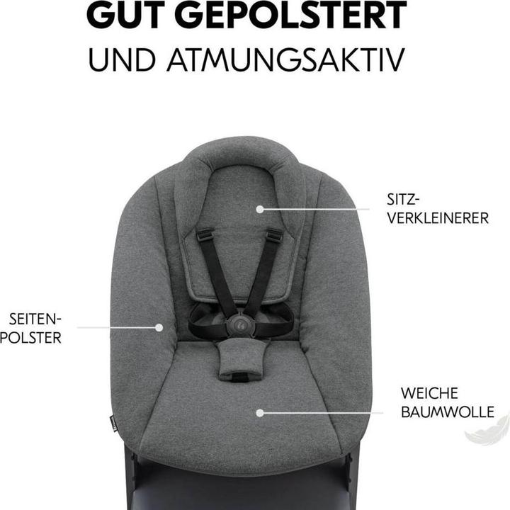 Produktbild Hauck Alpha Newborn Set Plus Dark Grey (Hochstuhl)