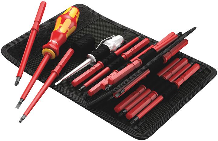 Produktbild Wera VDE Wechselklingen-Set (Phillipps-Kreuzschlitz (PH), Torx (TX), Pozidriv-Kreuzschlitz (PZ), Schlitzschrauben)