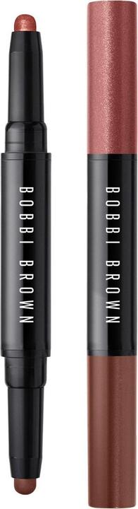 Actual product image Bobbi Brown BB Eye Shadow - Long-Wear Cream Shadow Stick Duos Rusted Pink/ Cinnamon (Rusted Pink, Cinnamon)
