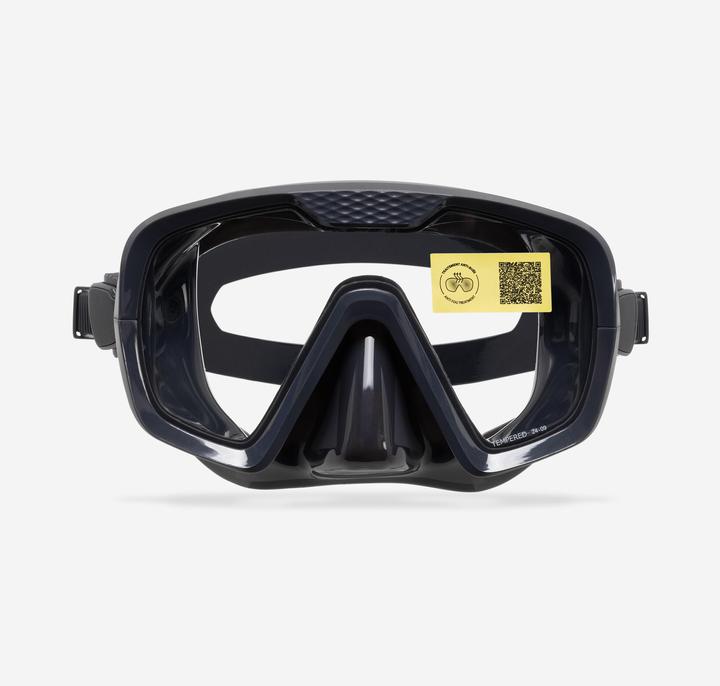 Immagine prodotto Subea Tauchmaske Antibeschlag Silikonriemen - 100 schwarz/grau