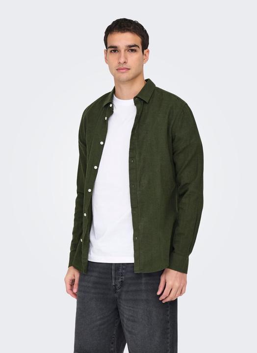 Produktbild Only & Sons Onscaiden Life Ls Solid Linen Shirt Noos (XXL)