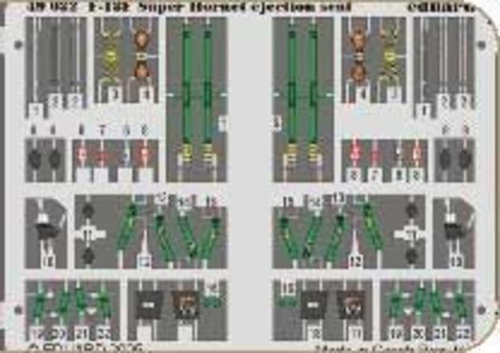 Image du produit Eduard F-18E Super Hornet ejection seat pour kit Hasegawa