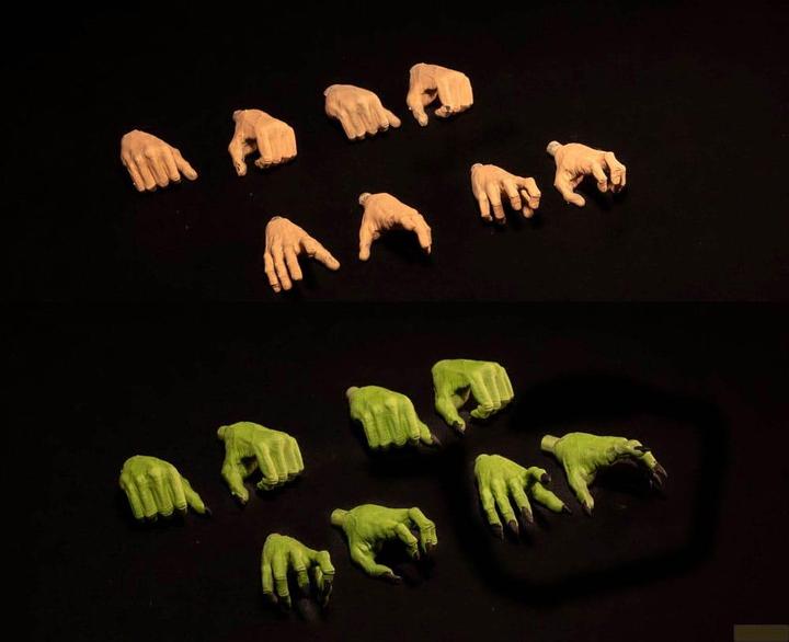 Image du produit Four Horsemen Toy Design Mythic Legions : Poxxus Set d'accessoires pour figurines Poxxus Hands Pack