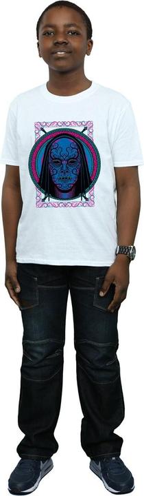 Image du produit - T-shirt NEON DEATH EATER MASK - Garçon (152, 158)