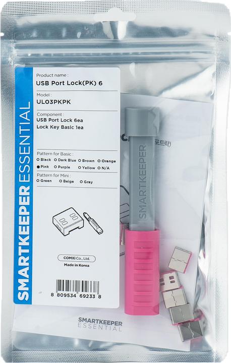 Immagine prodotto Smart Keeper Blocco della porta USB-A essenziale + chiave di blocco Basic