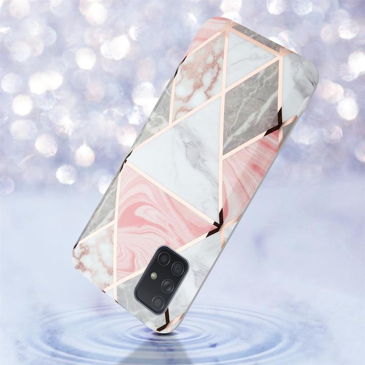 Actual product image Cadorabo IMD TPU Colorful Marble Cover (Samsung Galaxy A51 5G)
