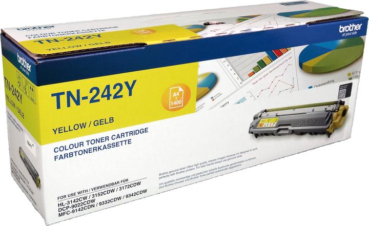 Actual product image Brother Tn-242y (Y)