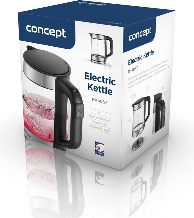 Immagine prodotto Concept Czajnik Czajnik elektryczny szklany z regulacjš temperatury 1,7l RK4067 (1.70 l)