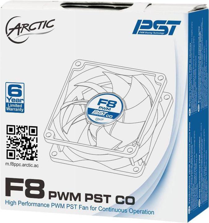 Actual product image Arctic F8 PWM CO fan (AFACO-080PC-GBA01) (80 mm, 1 x)