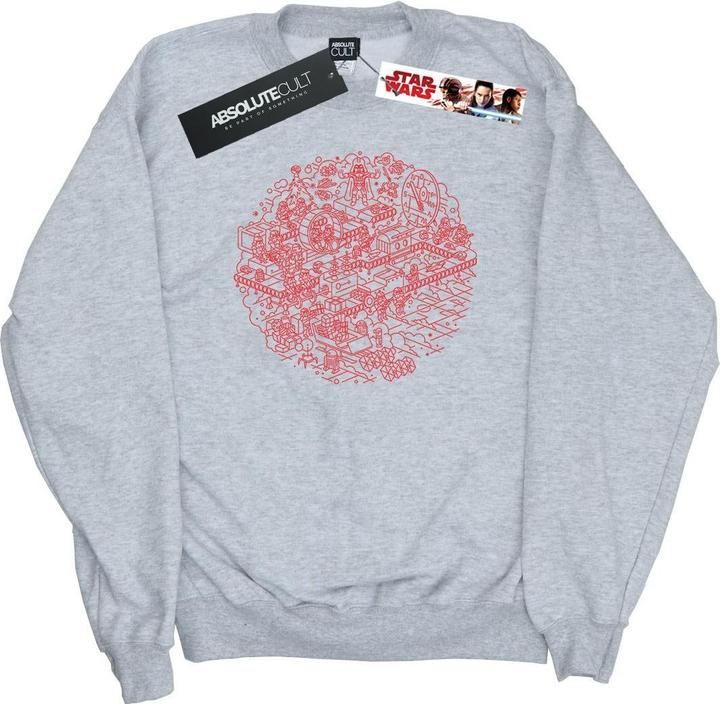 Immagine prodotto Star Wars Christmas Death Star Felpa Uomo (XL)