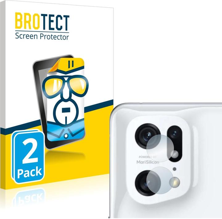 Actual product image BROTECT Screen Protector Clear (2 Piece, Oppo Find X5 Pro)