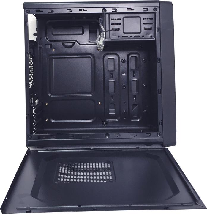 Actual product image Spire TRICER 1413 - Micro Tower - PC - Steel - Black - micro ATX - Mini-ITX - 28 cm (mATX, Mini-ITX)
