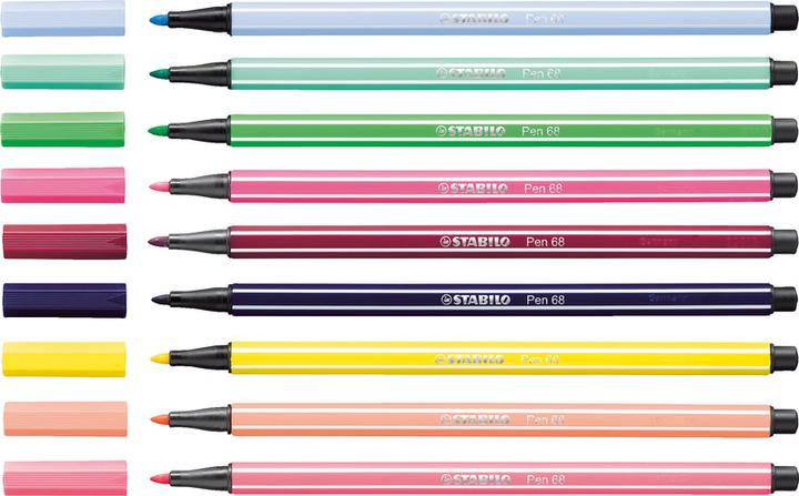 Produktbild STABILO Pen 68 Premium-Filzstift (Limettengrün, 1 x)