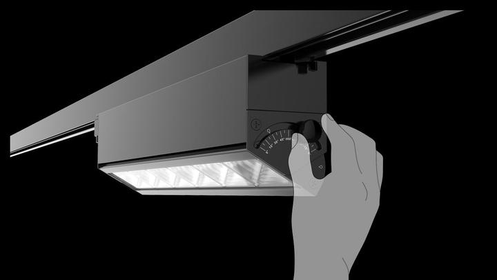 Actual product image Synergy 21 LED track series for track VLD series 30W, 30°, nw, CRI>90 black