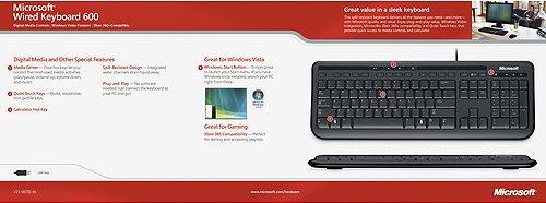 Image du produit Microsoft 600 (DE, Filaire)