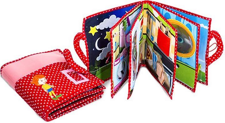 Piqipi Quiet Book Cloth Book Girl Edition (Multilingual)