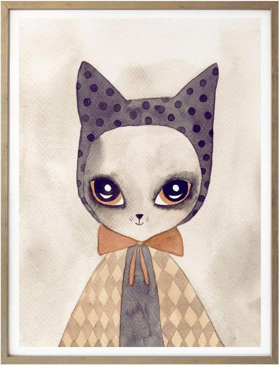 Actual product image Trenddeko carnival cat (40 x 50 cm)