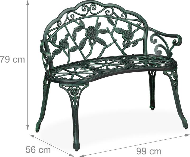 Image du produit Relaxdays Banc de jardin