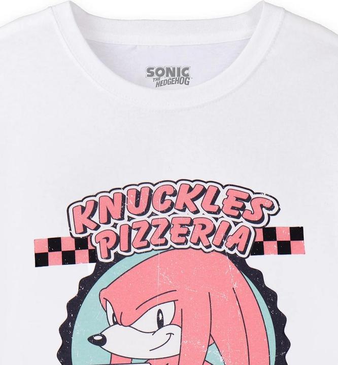 Produktbild Sonic The Hedgehog Knuckles Pizzeria TShirt mit kurzen Ärmeln (M)