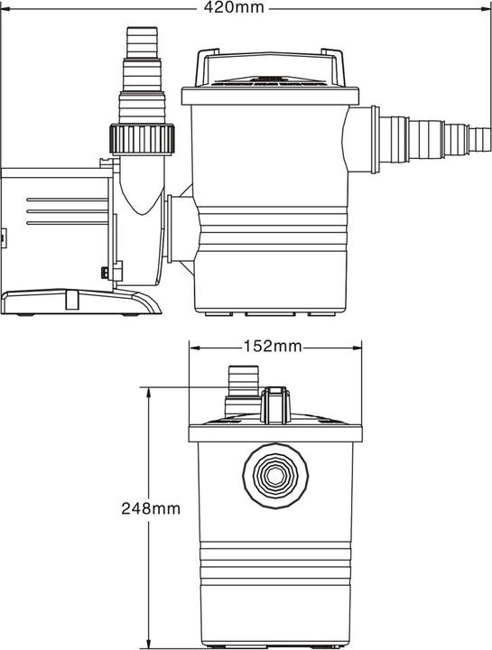 Produktbild SunSun Poolpumpe CPP-10000F