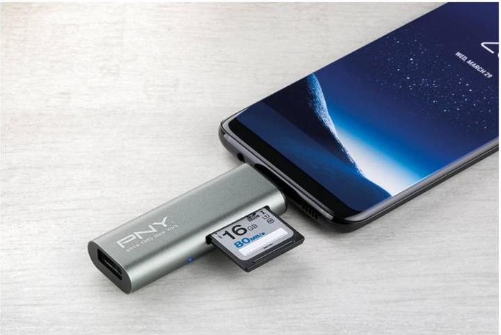 Productafbeelding PNY USB-kaartlezer (USB-C)