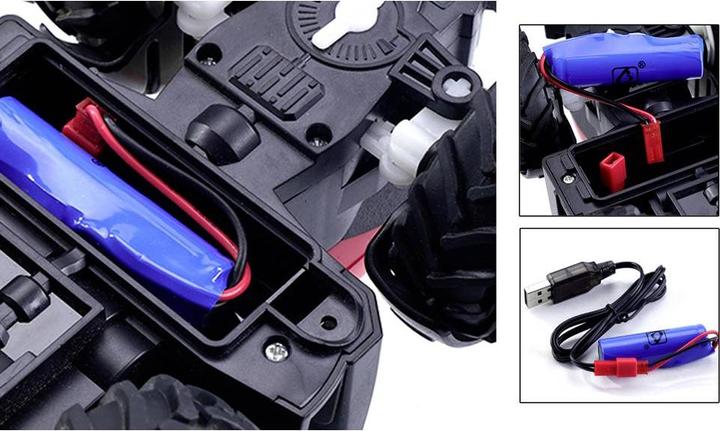 Immagine prodotto Amewi Trattore RC con caricatore frontale LiIon 500mAh blu/6+ (RTR pronto all'uso)