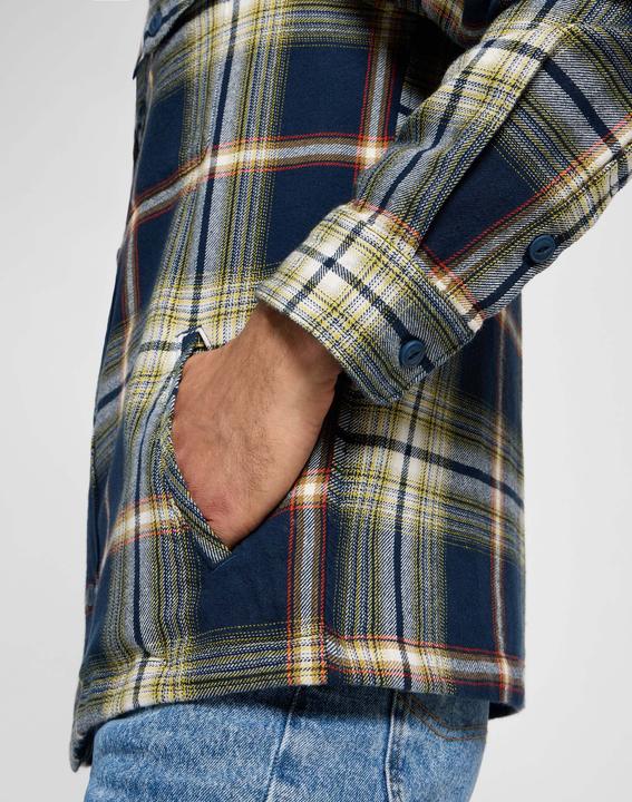 Actual product image Lee Long sleeve shirt Flap Pocket Overshirt (S)