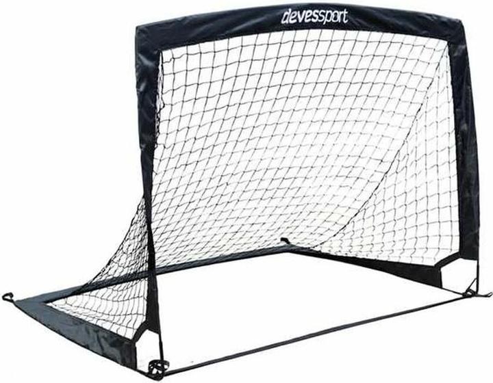 DavesSport Fussballtor Devessport 120 x 90 x 90 cm Schwarz