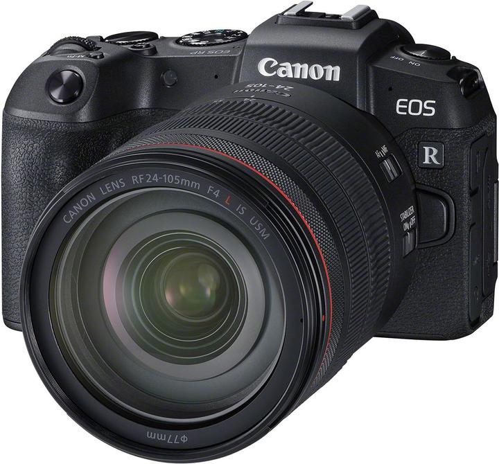Canon EOS RP Kit F/4 L IS USM + adattatore EF (24 - 105 mm, 26.20 Mpx, Full frame / FX)