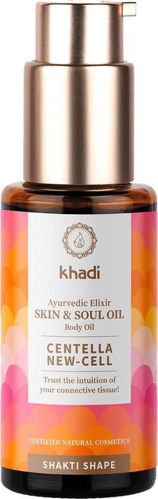 Immagine prodotto Khadi Olio Ayurvedico per il corpo CENTELLA NEW - CELL - Olio rigenerante per il tessuto connettivo (Olio corpo, 50 ml)