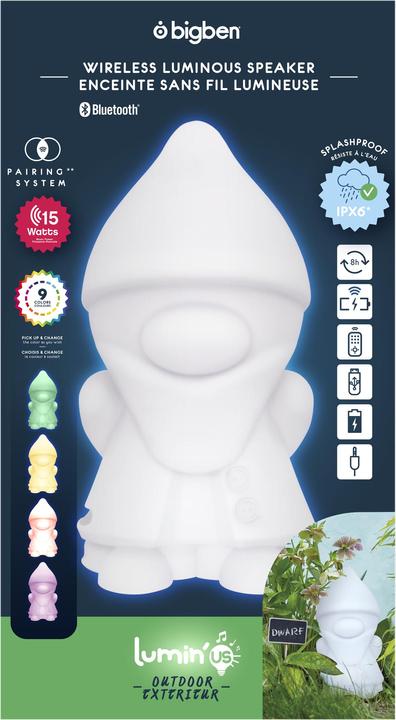Image du produit Bigben Lumin'Us Dwarf (8 h, Fonctionnement sur batterie)