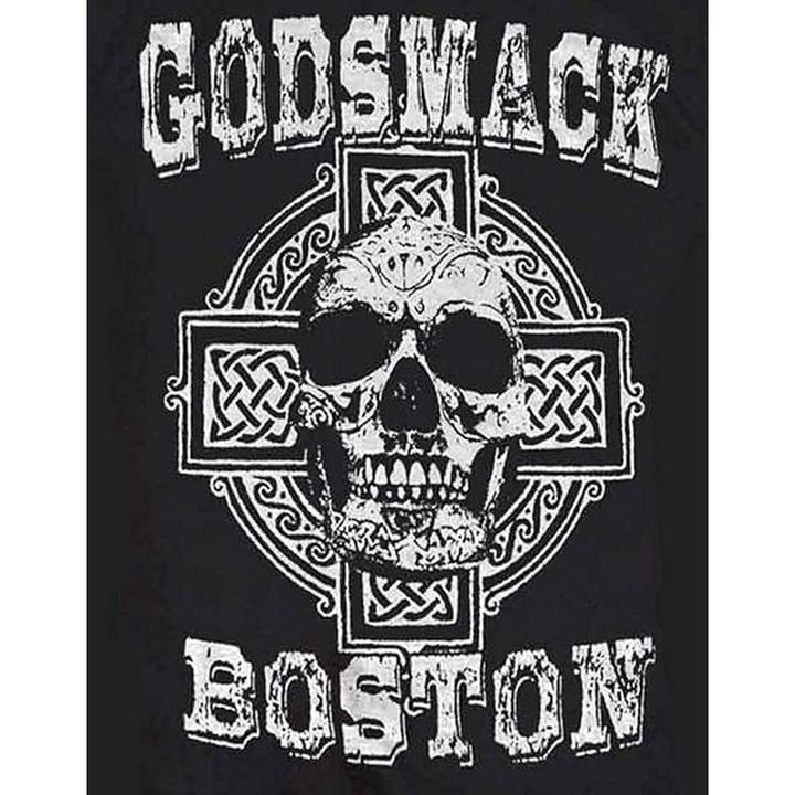 Image du produit Godsmack T-Shirt unisexe adulte Boston Skull en coton (M)