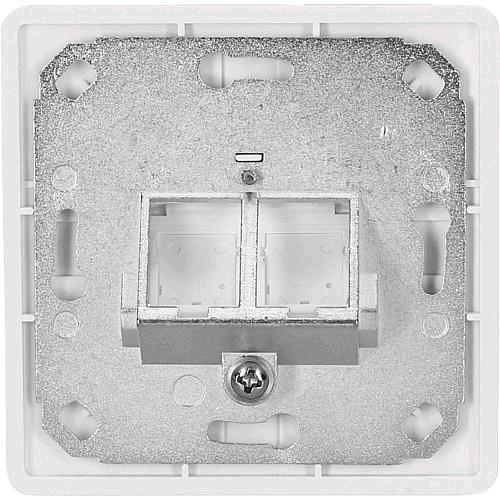 Produktbild EGB Anschlussdose für Keystone mit Blende weiss