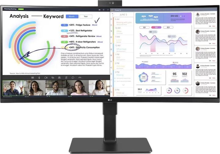 Productafbeelding LG UltraWide 34BQ77QC-B (3440 x 1440 pixels, 34")