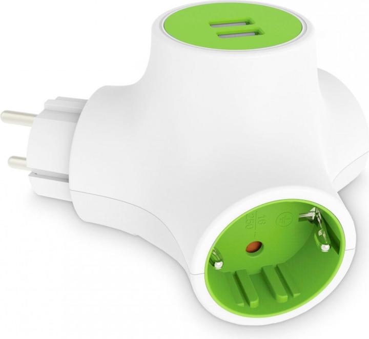 Actual product image KSIX Mehrfachsteckdose (USB, CEE 7/16, 2 x)